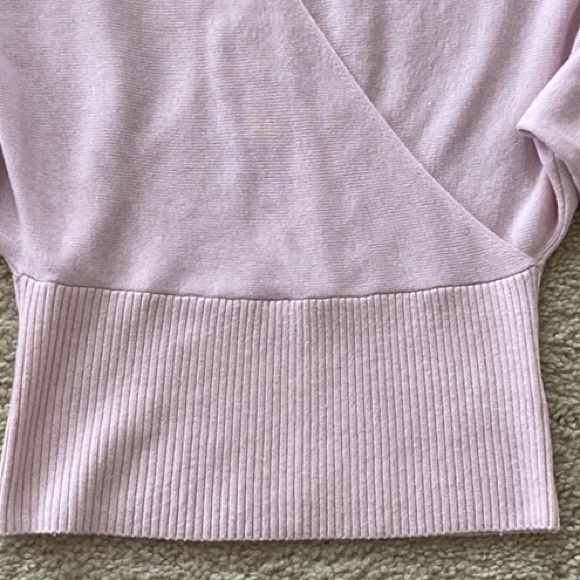 Bailey 44 Blush Color V Neck Sweater Top - Picture 5 of 6